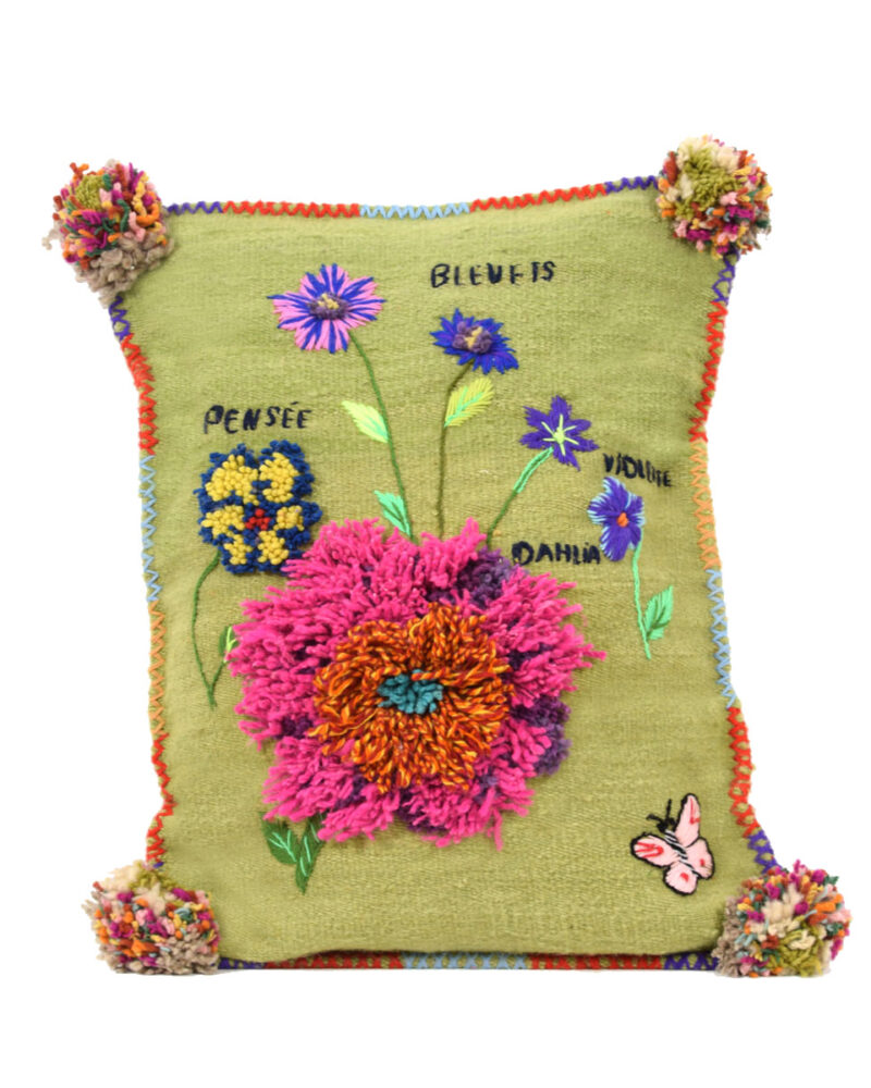 Housse de coussin du jardinier heureux