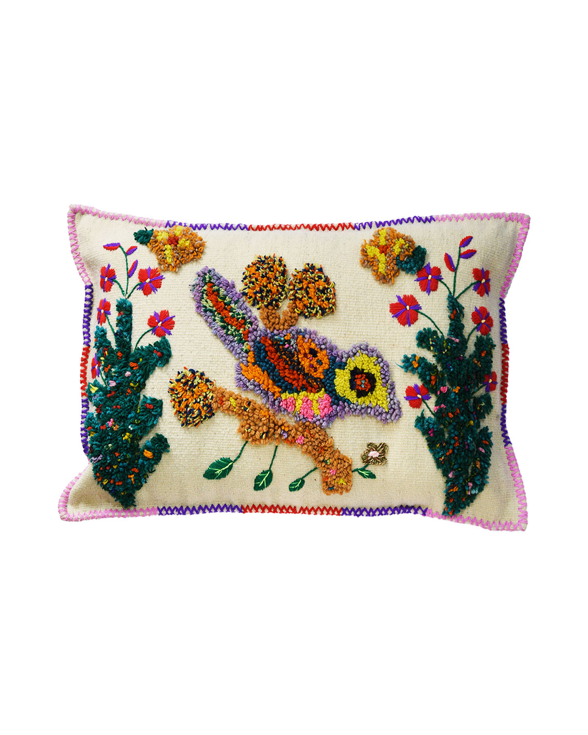 Housse de coussin Oiseau rectangulaire