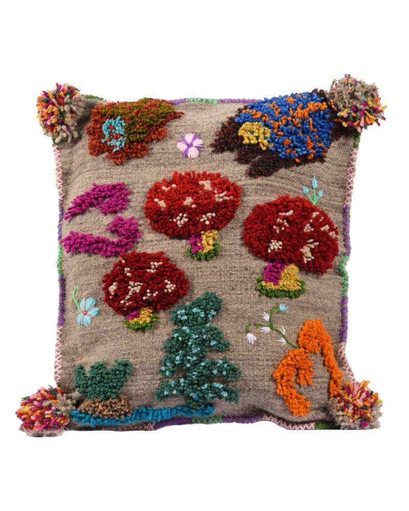 Housse de coussin sous-bois