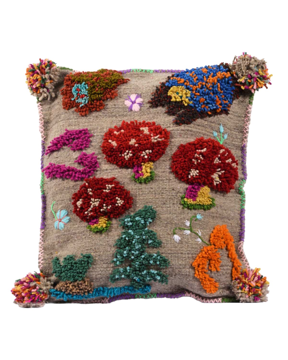 Housse de coussin sous-bois