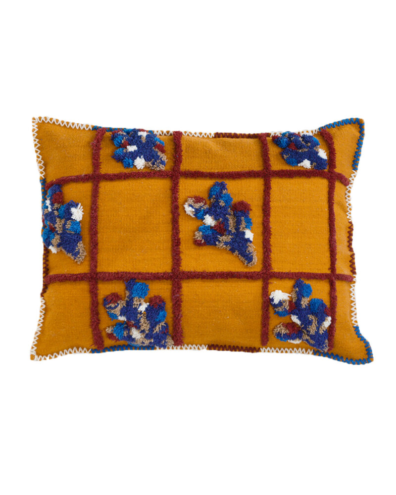 Housse de Coussin en Laine – La Dame Florale